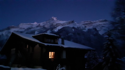 Diablerets au crépuscule bien au chaud