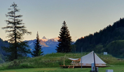 5h30, le jour se lève sur le Camping des Brévières