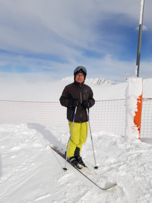 en haut du télésiège des Crêtes