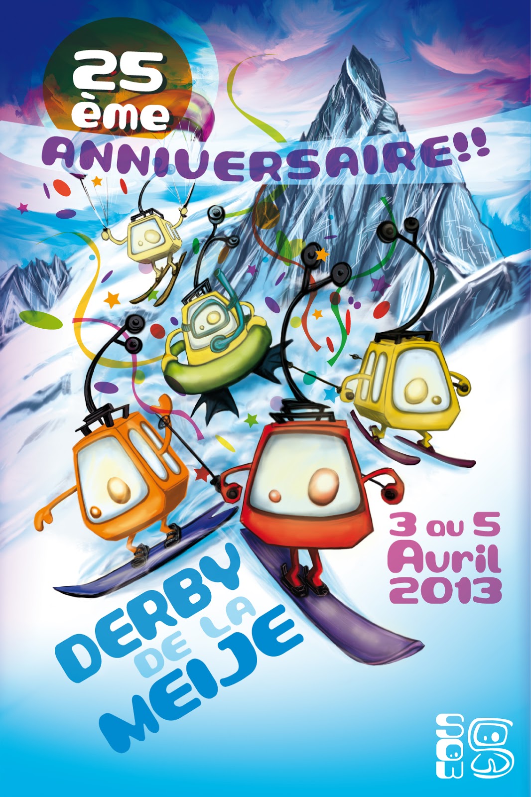 Affiche 25 ème Derby de la Meije avec le Monoski à l'honneur.jpg