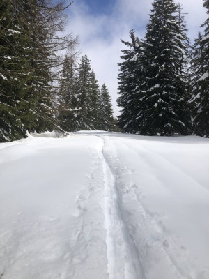 On continue pouet pouet. Il a bien bossé le mec hier ! La trace est nickel !