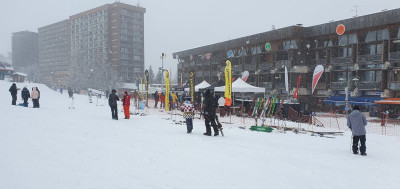 Le village du mondial et ses stands