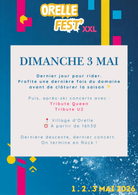 Programme du dimanche: After ski XXL en fin d'aprem au village