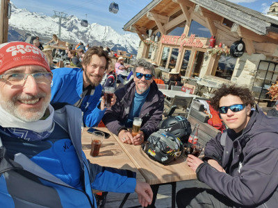 Pause hydratation avant le Derby avec Toto, Eliot et Kevin