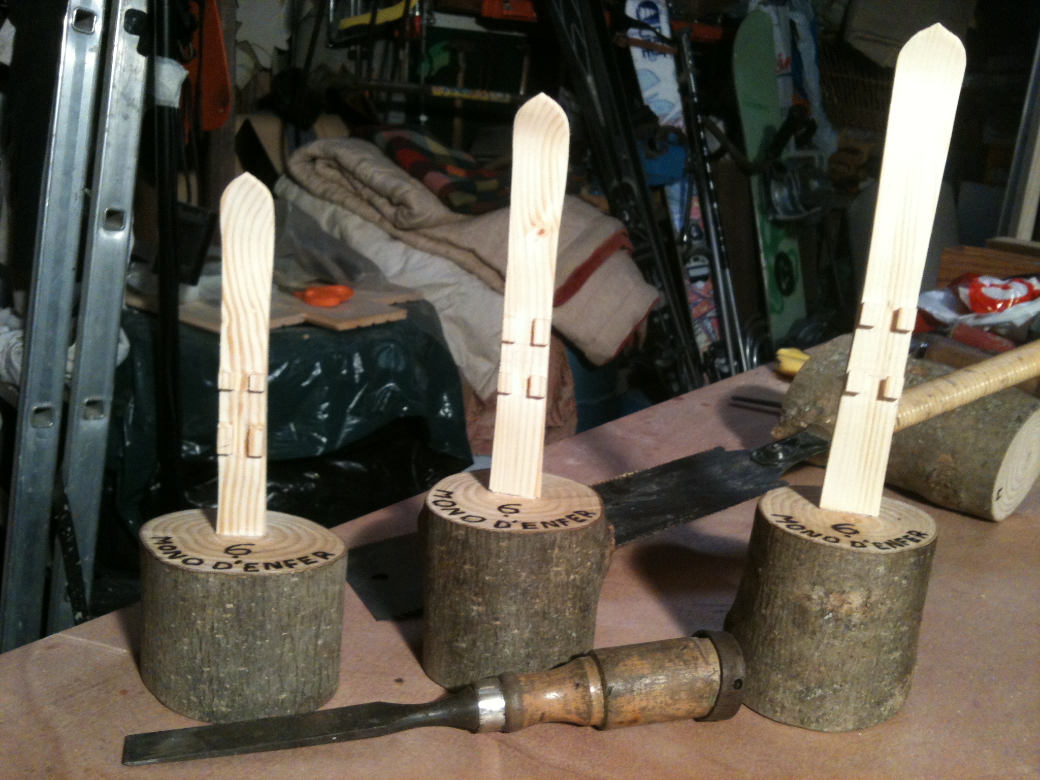 Trophés en vrai bois d'la Yaute !