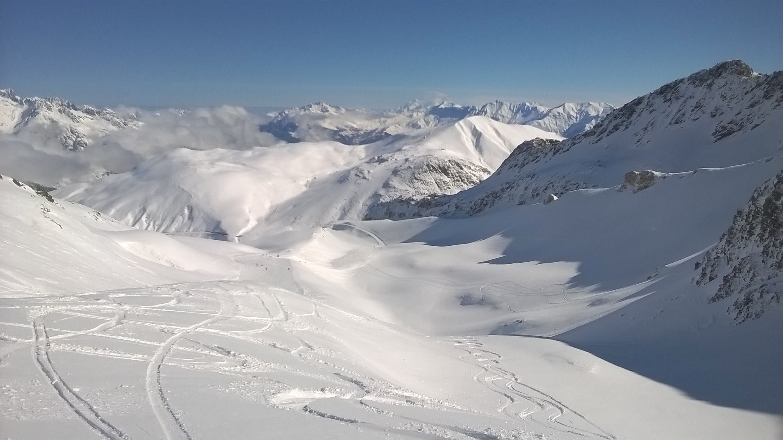 pour cécile  les aiguilles et un bout de meije