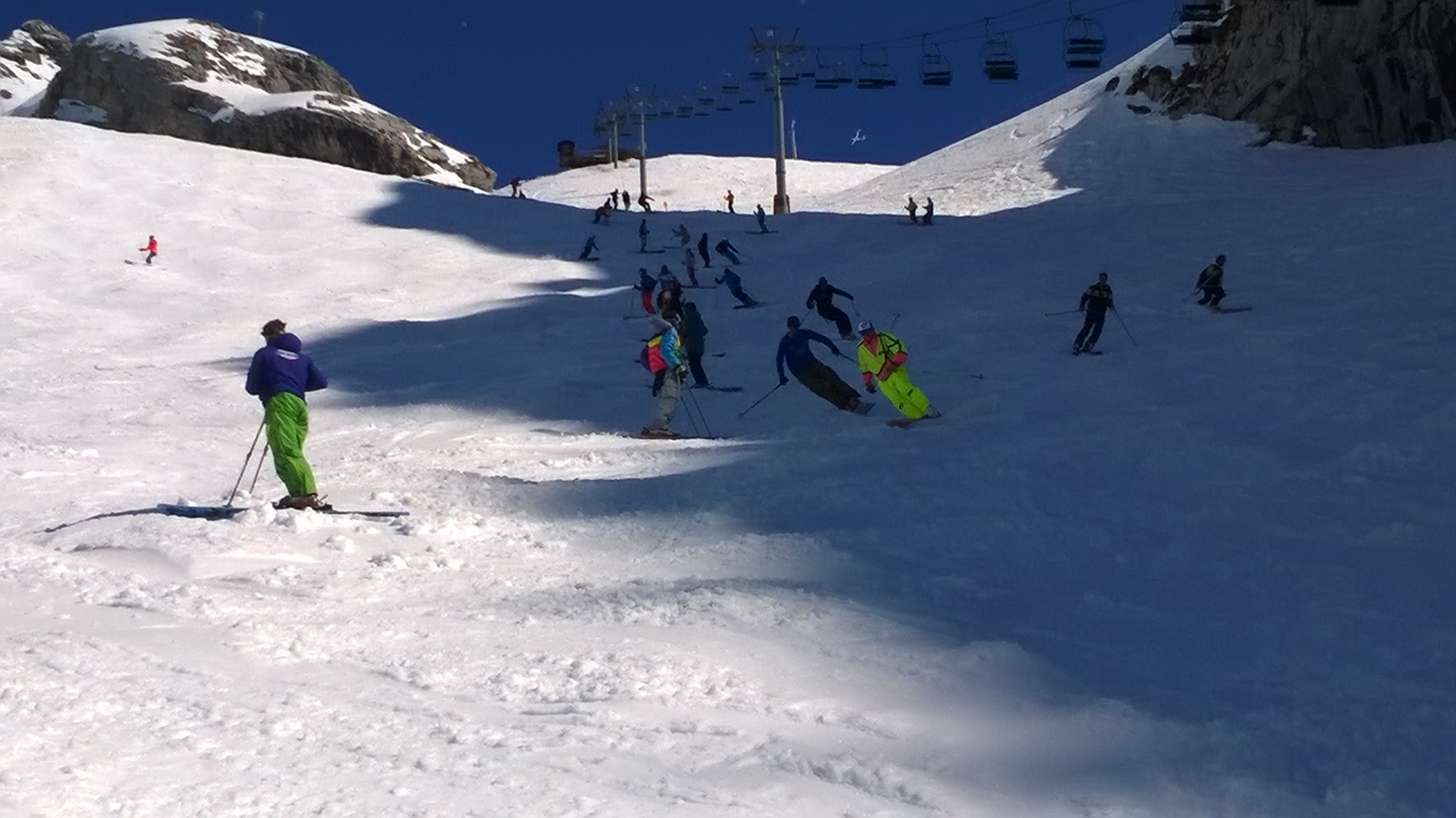 slalom entre mono