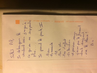 Courrier du cœur...!